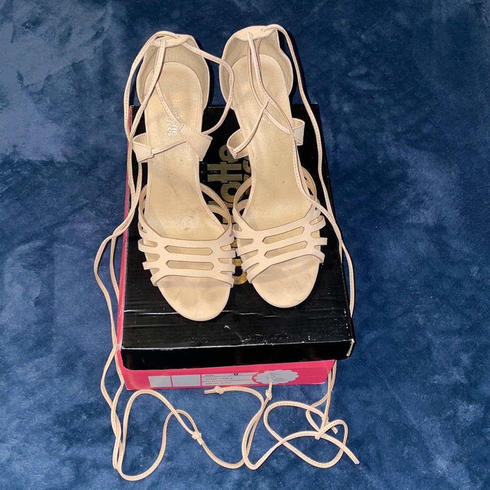 Lace up heels